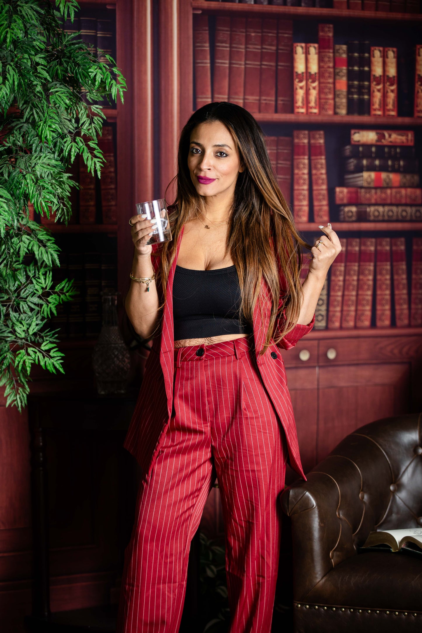 Pinstripe Suit