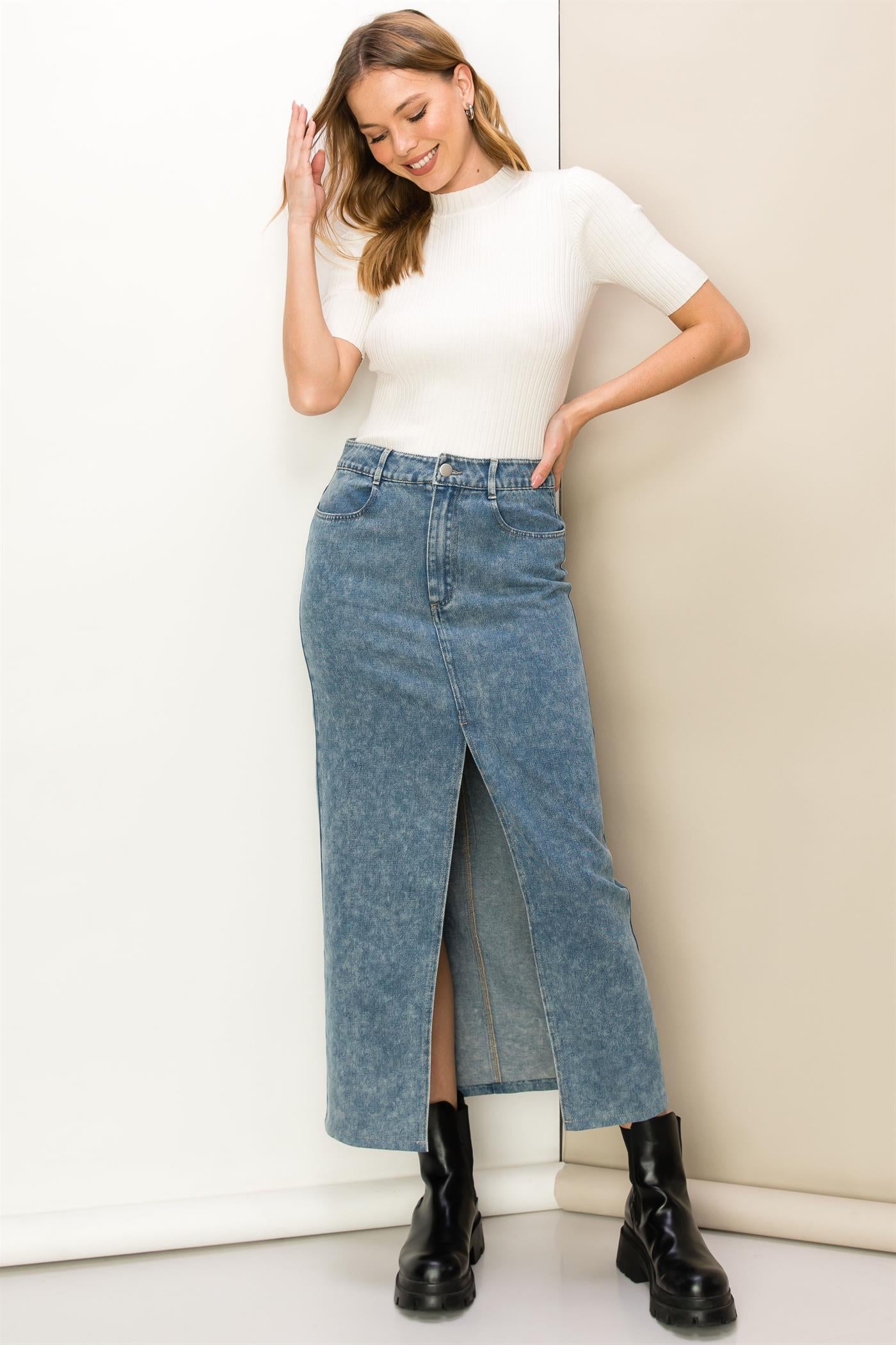 Denim Skirt