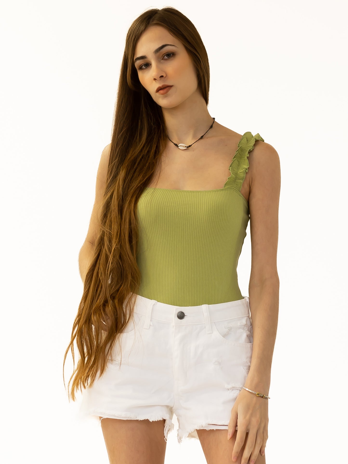 Malaga bodysuit in Pale Green