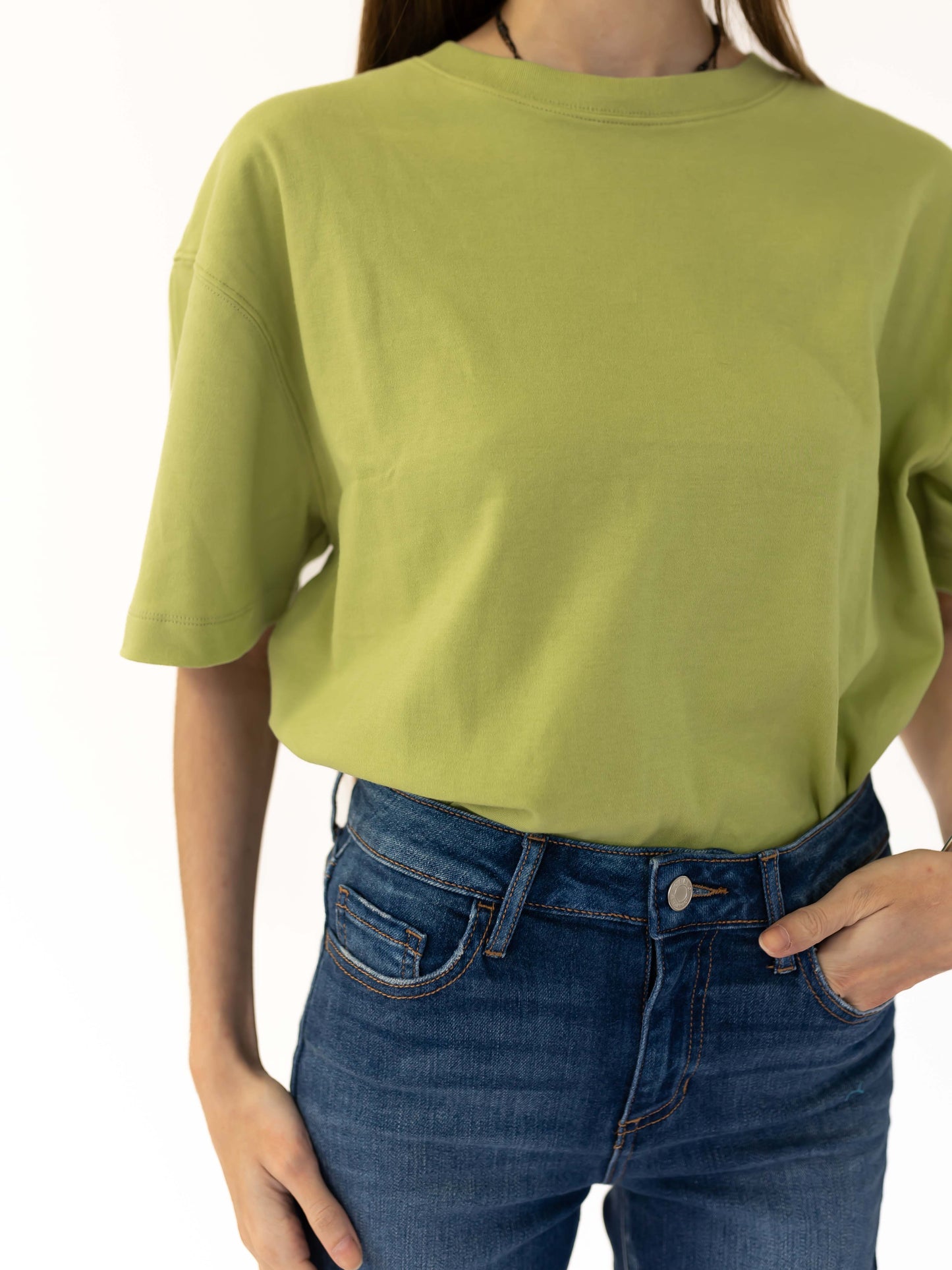 Manchester T-Shirt in Pale Olive