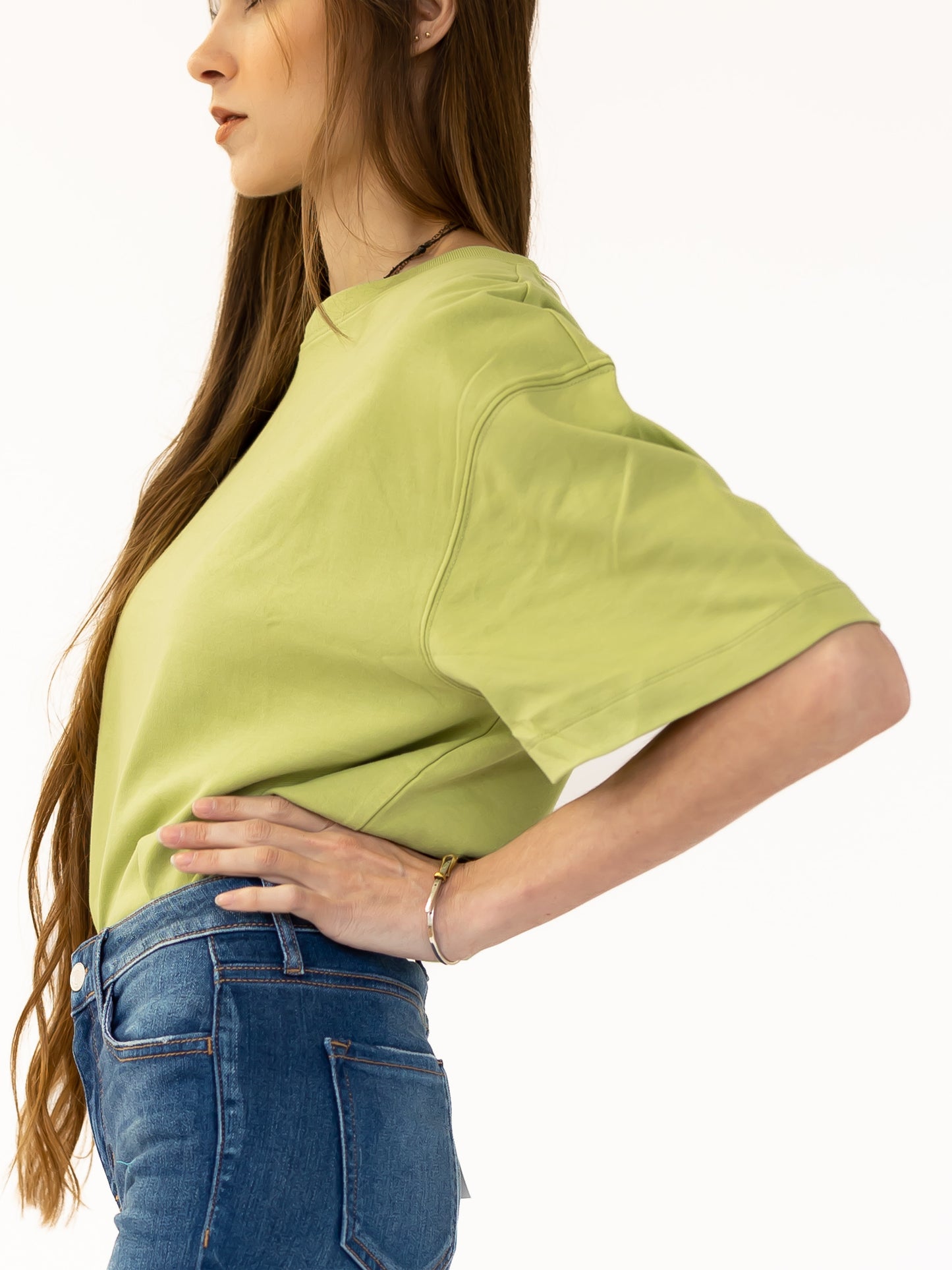 Manchester T-Shirt in Pale Olive