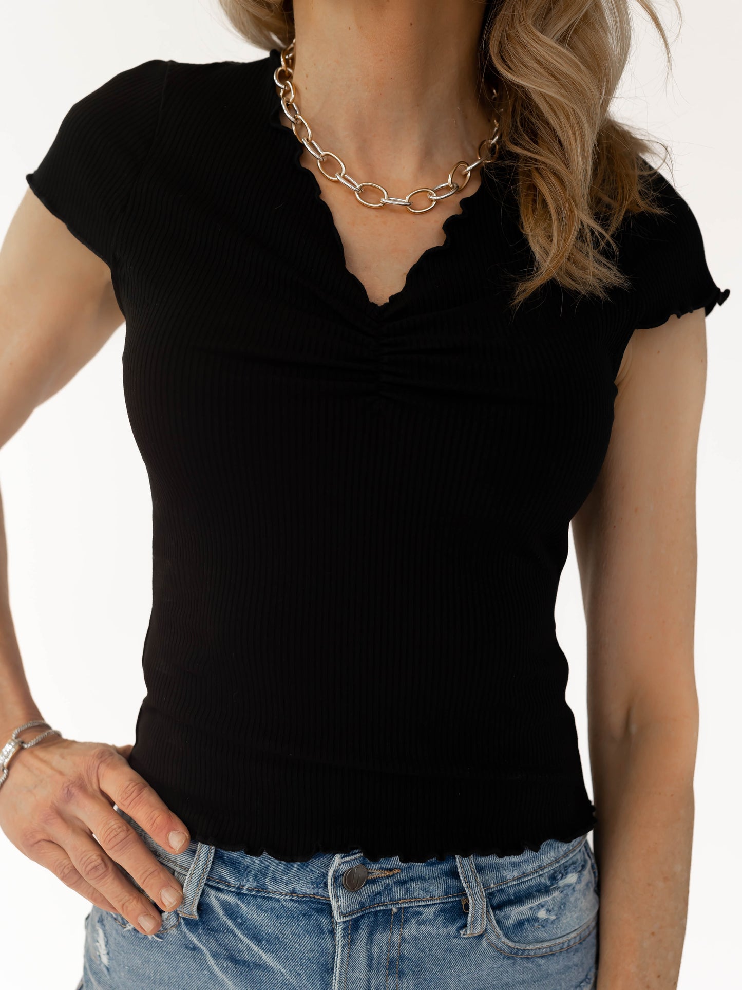 Stockholm Top in Black