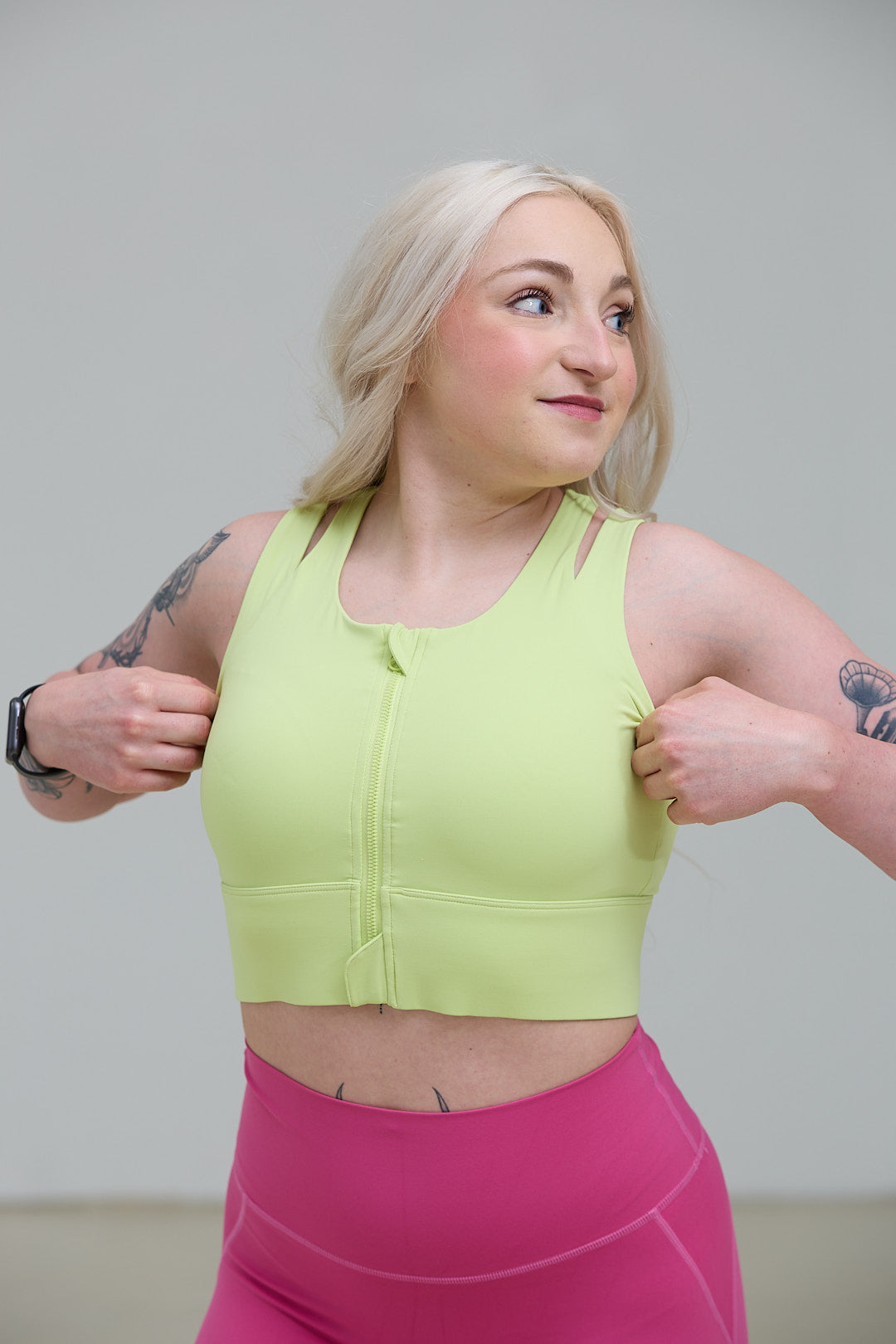 MISAJO Zip Bra - Lemon