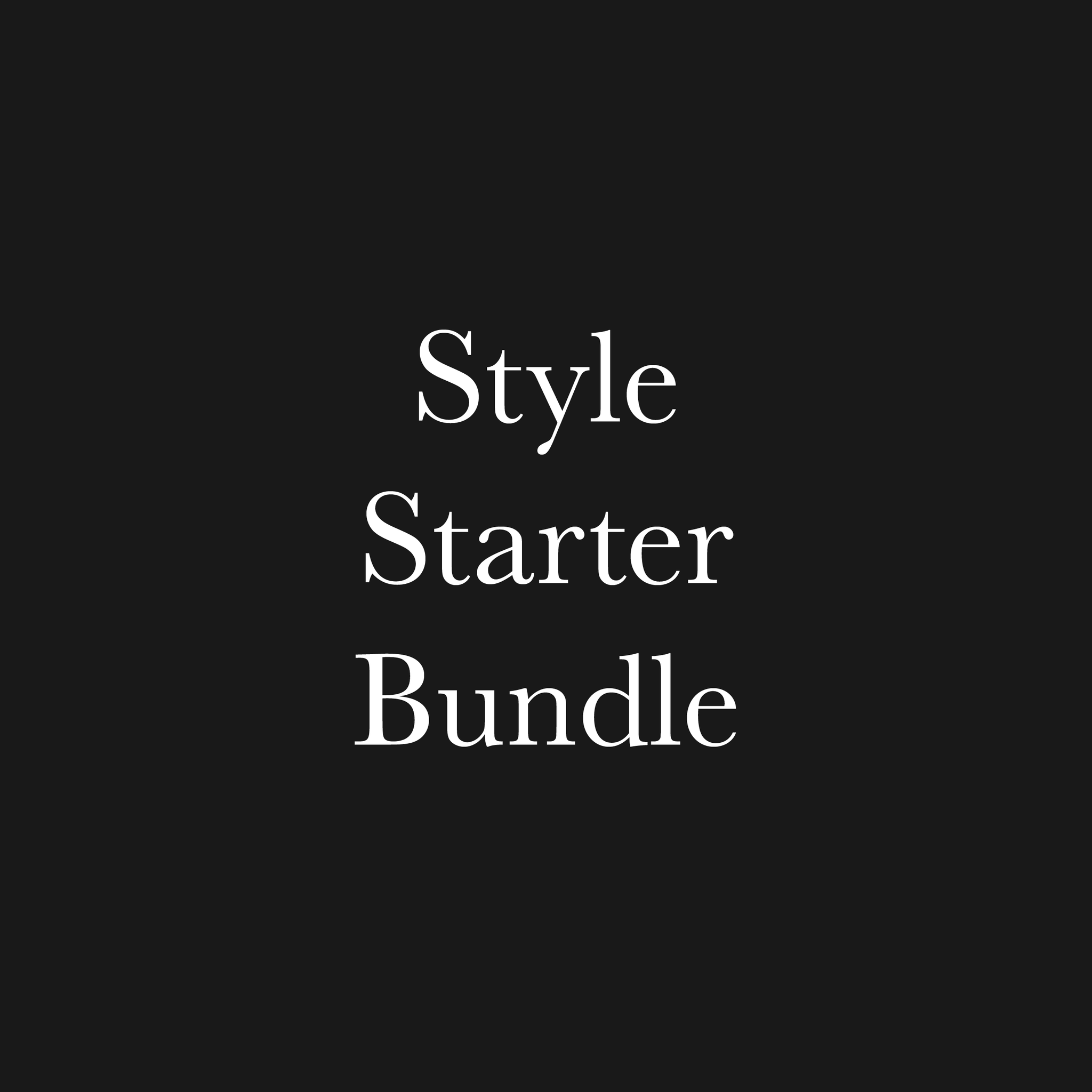 💄 Style Starter Bundle: Body + Color Analysis