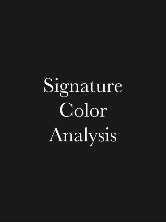 🎨 Signature Color Analysis