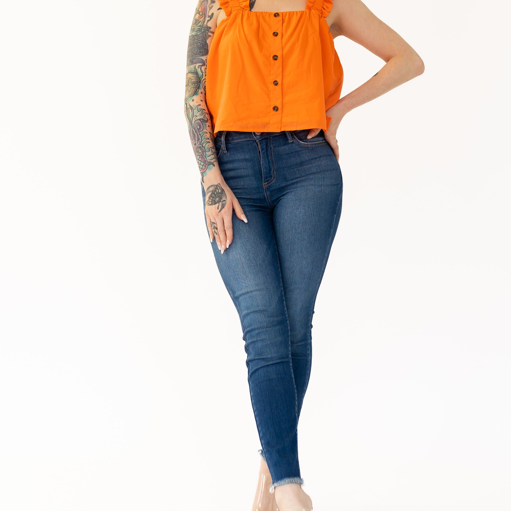 Kitara Top in Orange